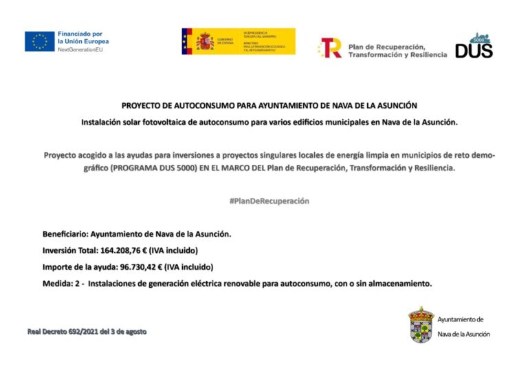 Instalación solar fotovoltaica de autoconsumo